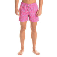 Bermuda Swim Trunks in Mai Tai by The Southern Shirt Co.. - Country Club Prep