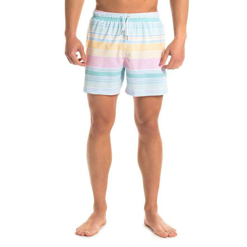 Bermuda Swim Trunks in Neapolitan by The Southern Shirt Co.. - Country Club Prep
