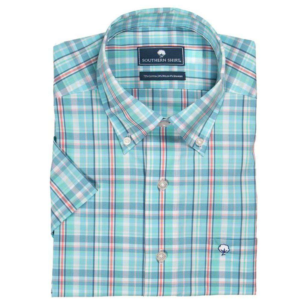 Dockside Plaid in Marlin by The Southern Shirt Co.. - Country Club Prep
