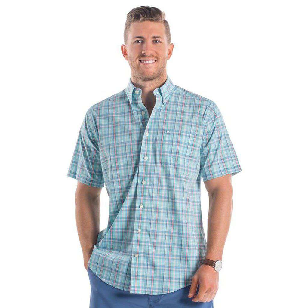 Dockside Plaid in Marlin by The Southern Shirt Co.. - Country Club Prep