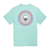 Jewel Logo SS in Aqua Splash by The Southern Shirt Co.. - Country Club Prep