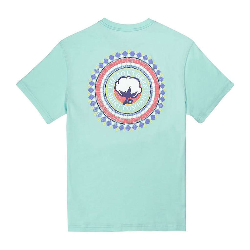 Jewel Logo SS in Aqua Splash by The Southern Shirt Co.. - Country Club Prep