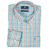 Palmetto Check Button Down in Havana by The Southern Shirt Co.. - Country Club Prep