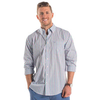 Sandpiper Plaid Button Down in Oasis by The Southern Shirt Co.. - Country Club Prep