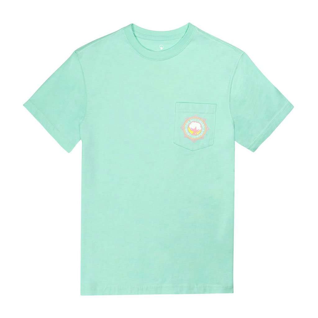 Sun-Kissed Flower SS in Lucite Green by The Southern Shirt Co.. - Country Club Prep