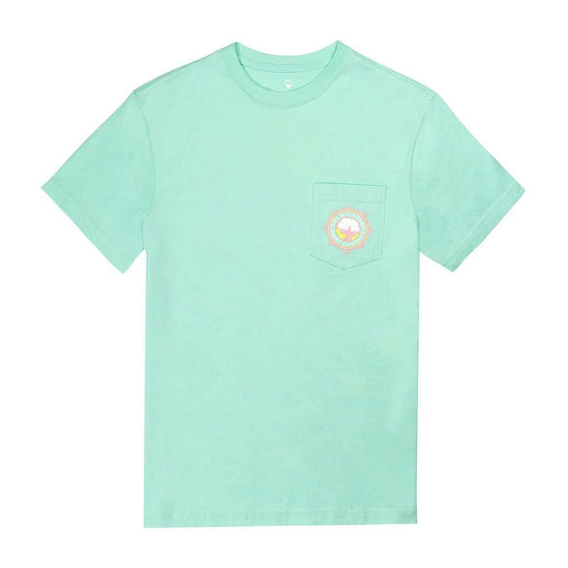 Sun-Kissed Flower SS in Lucite Green by The Southern Shirt Co.. - Country Club Prep