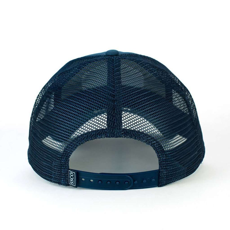 Tarpon Badge Trucker Hat in Navy by The Southern Shirt Co. - Country Club Prep