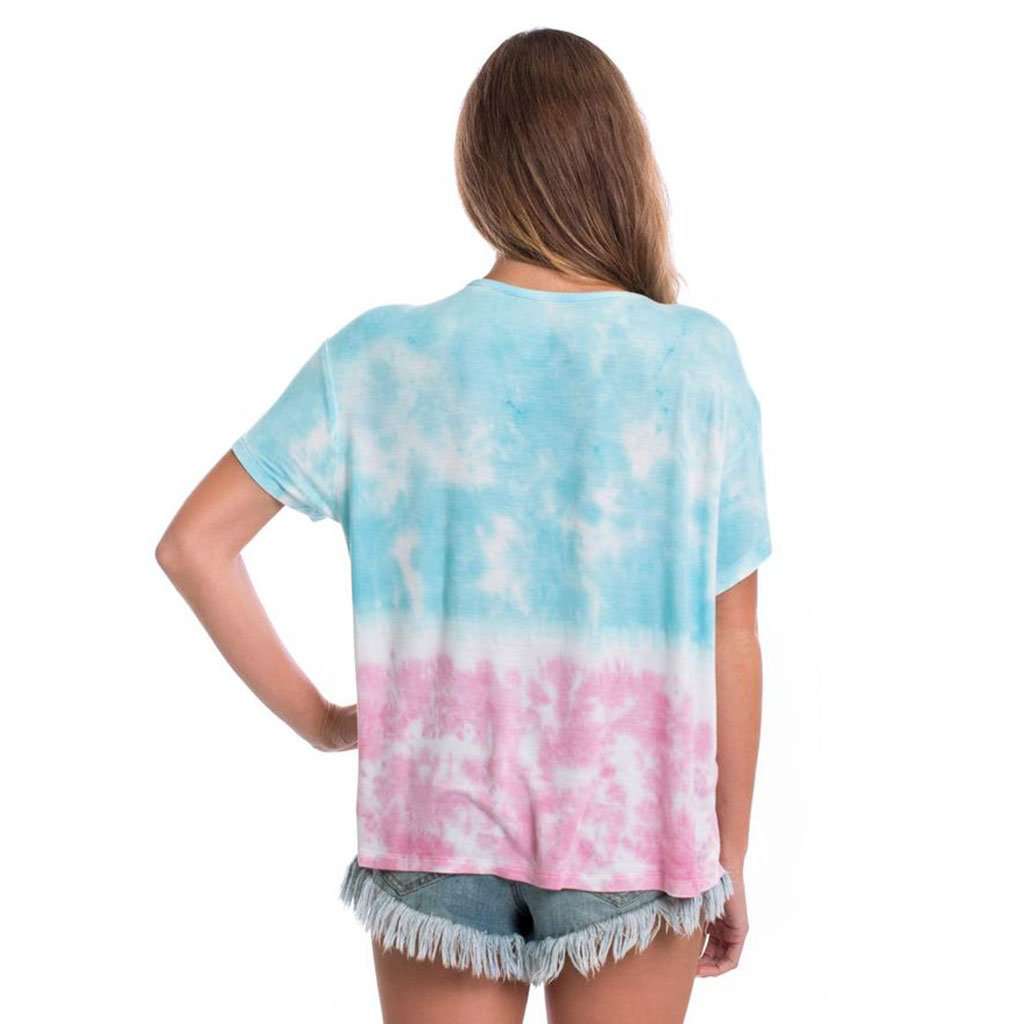 Tie Dye Tee in Merican Beauty by The Southern Shirt Co.. - Country Club Prep