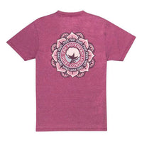 Vintage Burnout Tee in Festival Fuchsia by The Southern Shirt Co.. - Country Club Prep
