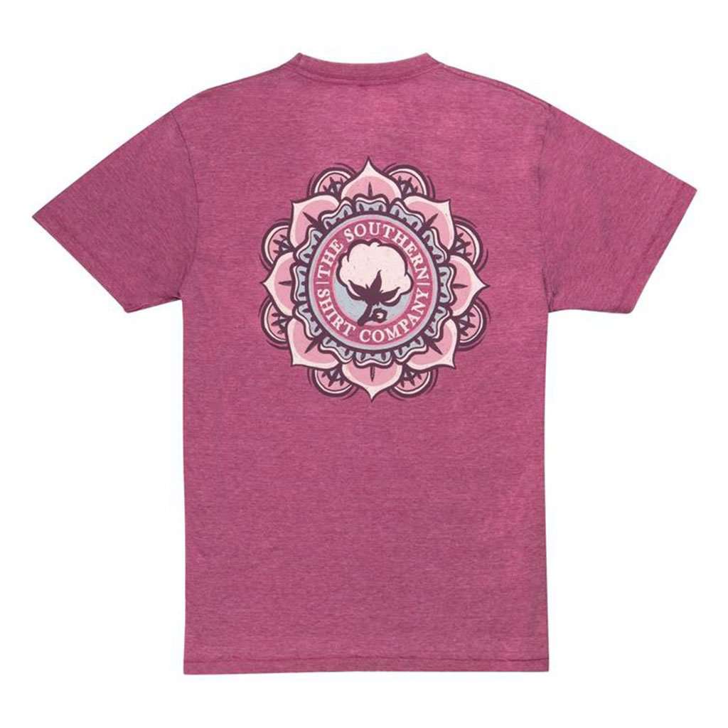 Vintage Burnout Tee in Festival Fuchsia by The Southern Shirt Co.. - Country Club Prep