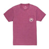 Vintage Burnout Tee in Festival Fuchsia by The Southern Shirt Co.. - Country Club Prep