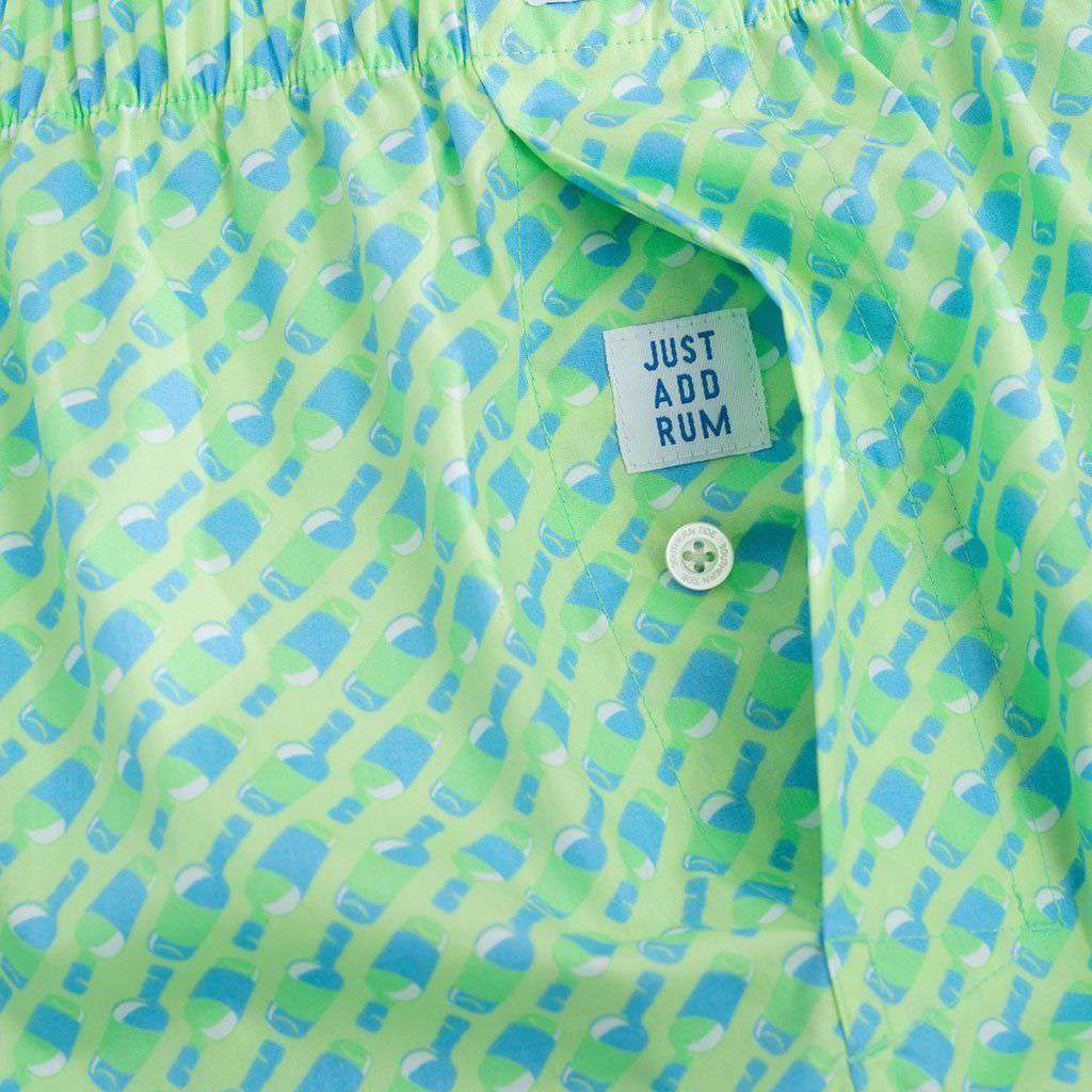99 Bottles Boxer in Lime by Southern Tide - Country Club Prep