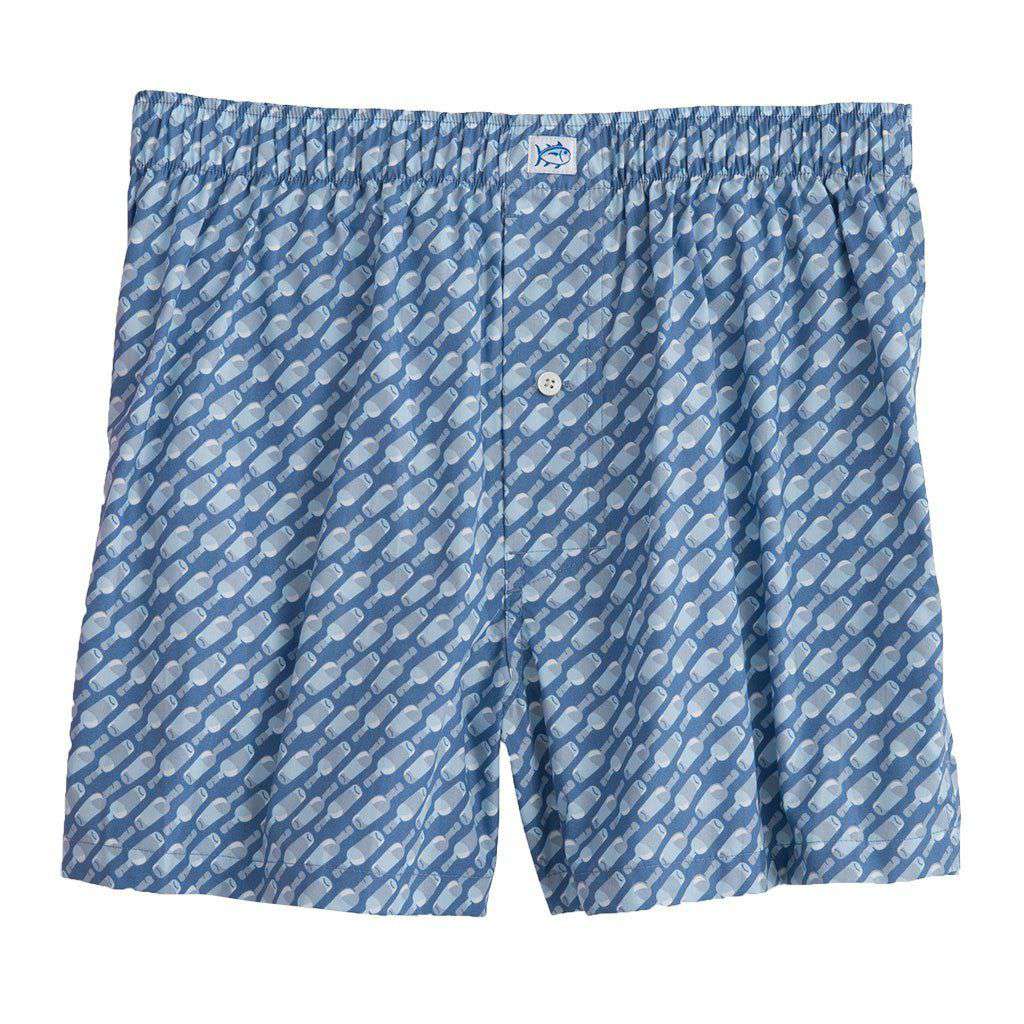 99 Bottles Boxer in Seven Seas Blue by Southern Tide - Country Club Prep