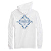 Diamond Hoodie Long Sleeve T-Shirt in Classic White by Southern Tide - Country Club Prep