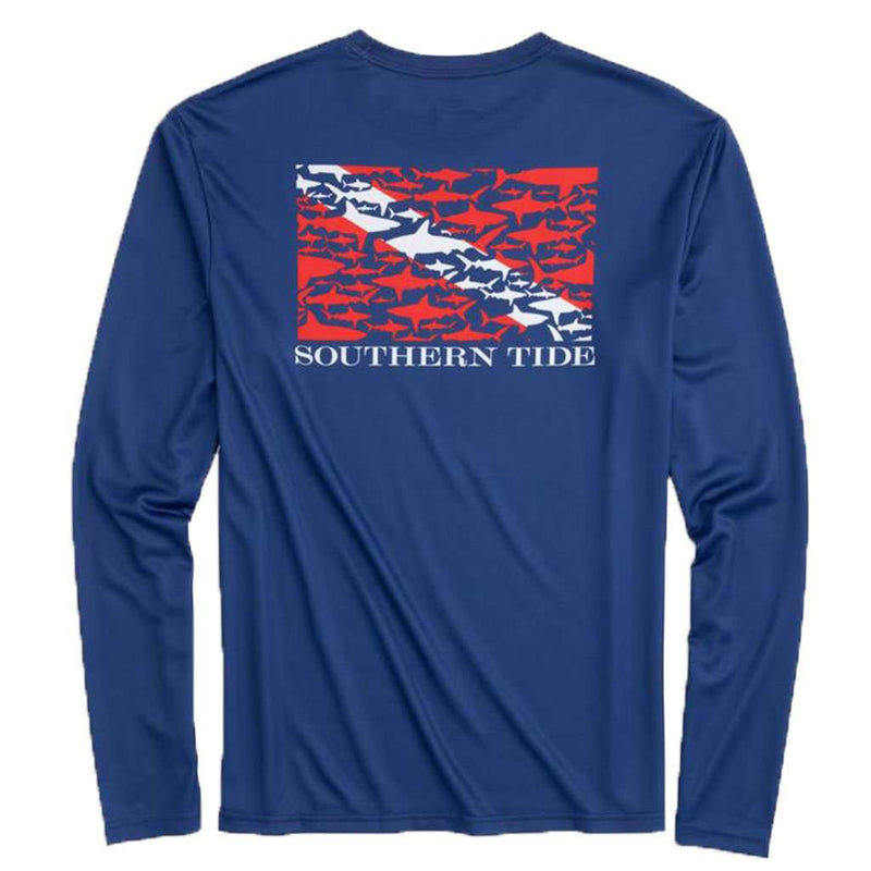 Long Sleeve Dive If You Dare Performance T-Shirt by Southern Tide - Country Club Prep