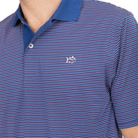 Fireworks Performance Striped Polo Shirt by Southern Tide - Country Club Prep