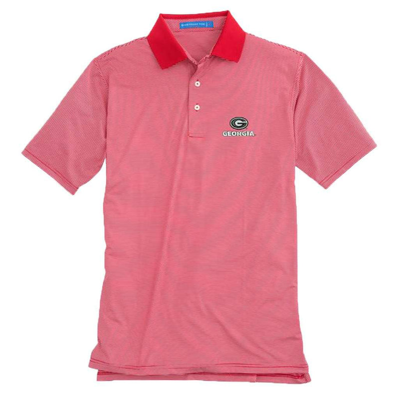 Southern Tide Gameday Feeder Stripe Performance Polo- University of ...