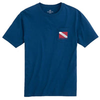 Go Deep T-Shirt in Blue Lake by Southern Tide - Country Club Prep