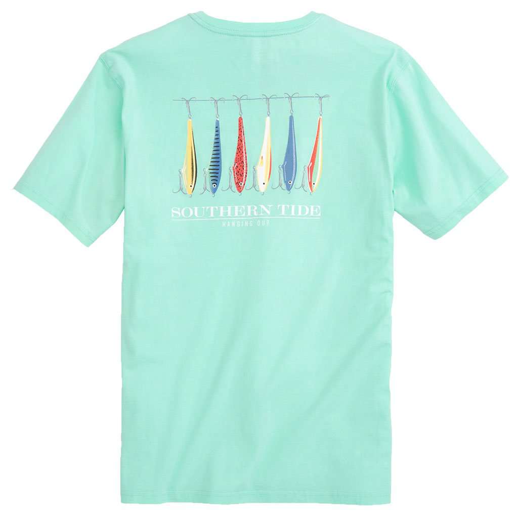 Hanging Out Tee in Offshore Green by Southern Tide - Country Club Prep
