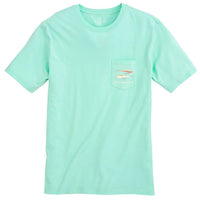 Hanging Out Tee in Offshore Green by Southern Tide - Country Club Prep