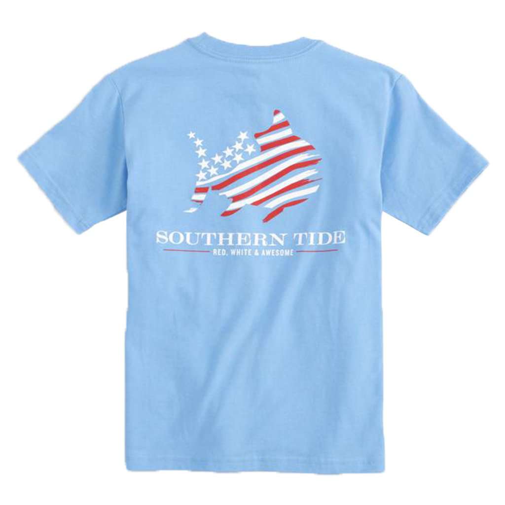 Kid's Red, White & Awesome T-Shirt by Southern Tide - Country Club Prep