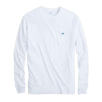 Long Sleeve Embroidered Pocket T-Shirt by Southern Tide - Country Club Prep