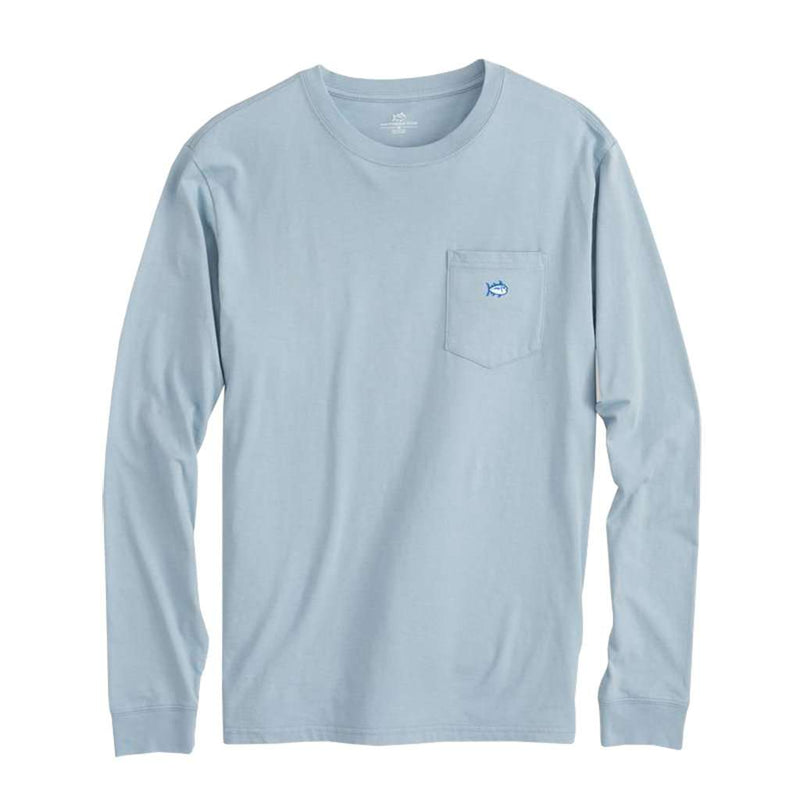 Long Sleeve Embroidered Pocket T-Shirt by Southern Tide - Country Club Prep