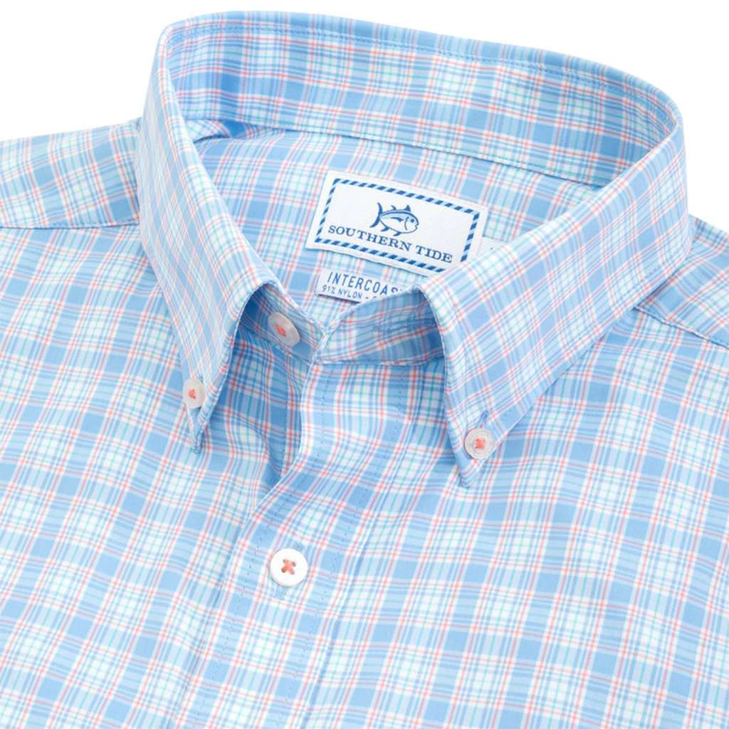 Duneside Plaid Intercoastal Performance Sport Shirt by Southern Tide - Country Club Prep