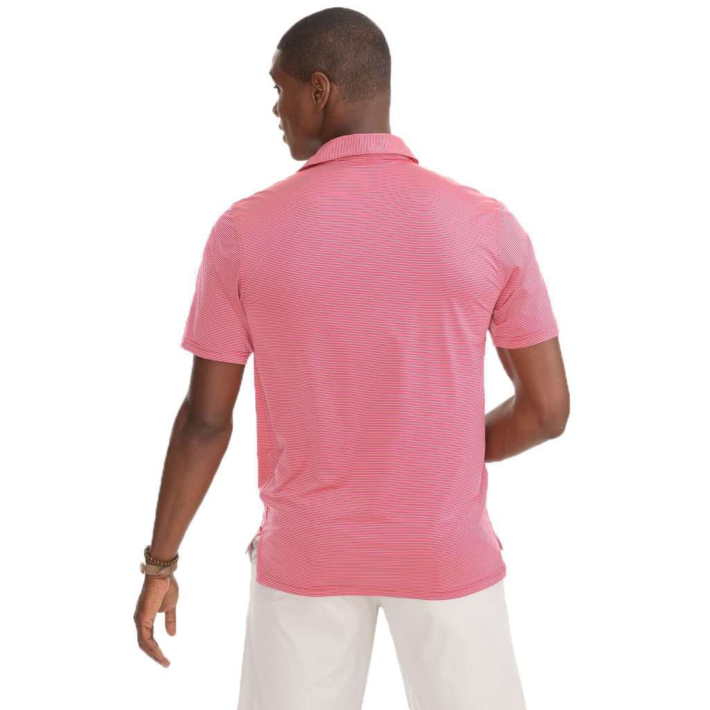 Haig Point Brrrº Performance Striped Polo Shirt by Southern Tide - Country Club Prep