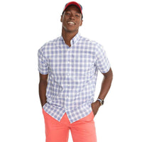 Proclamation Buffalo Check Short Sleeve Button Down by Southern Tide - Country Club Prep