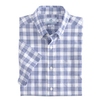 Proclamation Buffalo Check Short Sleeve Button Down by Southern Tide - Country Club Prep