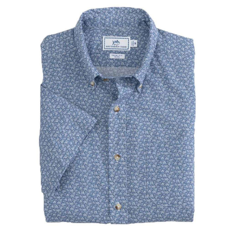 Sea Turtles Short Sleeve Button Down by Southern Tide - Country Club Prep