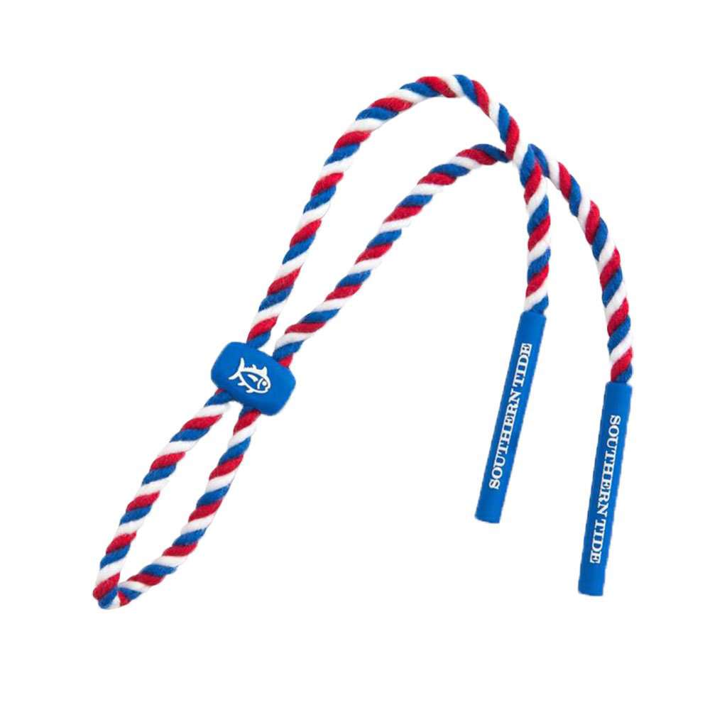 Red, White & Blue Rope Sunglass Straps by Southern Tide - Country Club Prep