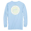 Seersucker Skipjack Long Sleeve T-Shirt in Sky Blue by Southern Tide - Country Club Prep