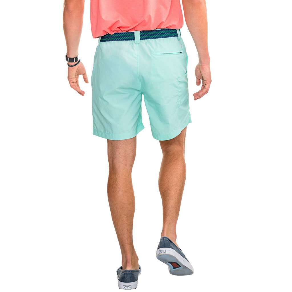 Shoreline Short in Offshore Green by Southern Tide - Country Club Prep