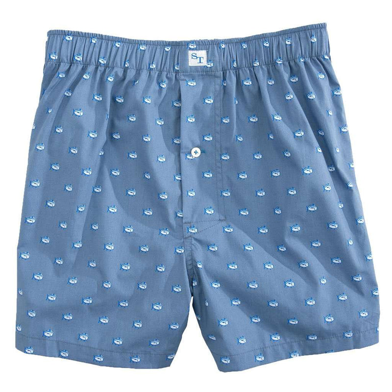 Skipjack Boxer in Squall Grey by Southern Tide - Country Club Prep