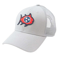 Skipjack State Trucker Hat - TN in Grey by Southern Tide - Country Club Prep