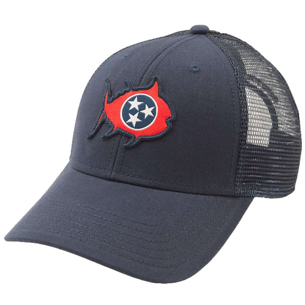Skipjack State Trucker Hat - TN in Navy by Southern Tide - Country Club Prep