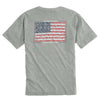 We The People Flag T-Shirt in Heather Grey by Southern Tide - Country Club Prep