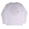 Shotgun Shell Long Sleeve Tee in White by Southern Point - Country Club Prep
