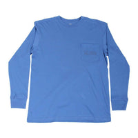 Original Logo Long Sleeve Tee in Washed Snorkel by Southern Proper - Country Club Prep