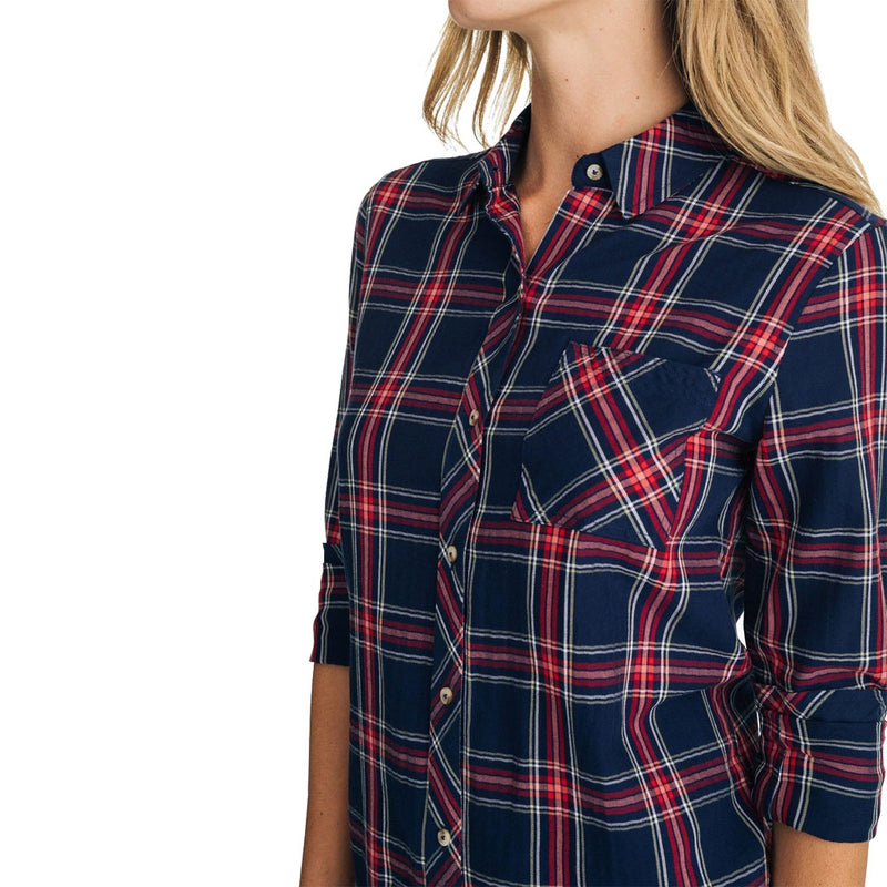 Emery Festive Plaid Button Down Shirt by Southern Tide - Country Club Prep