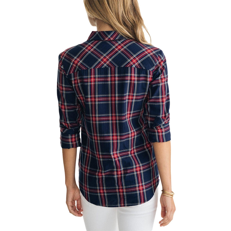 Emery Festive Plaid Button Down Shirt by Southern Tide - Country Club Prep