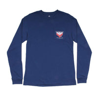 Rerack 2.0 Long Sleeve T-Shirt in Yacht Blue by Southern Tide - Country Club Prep