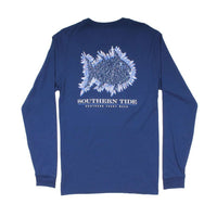 Southern Yacht Week Long Sleeve T-Shirt in Yacht Blue by Southern Tide - Country Club Prep