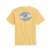 Weathered Label Heathered Tee Shirt by Southern Tide - Country Club Prep