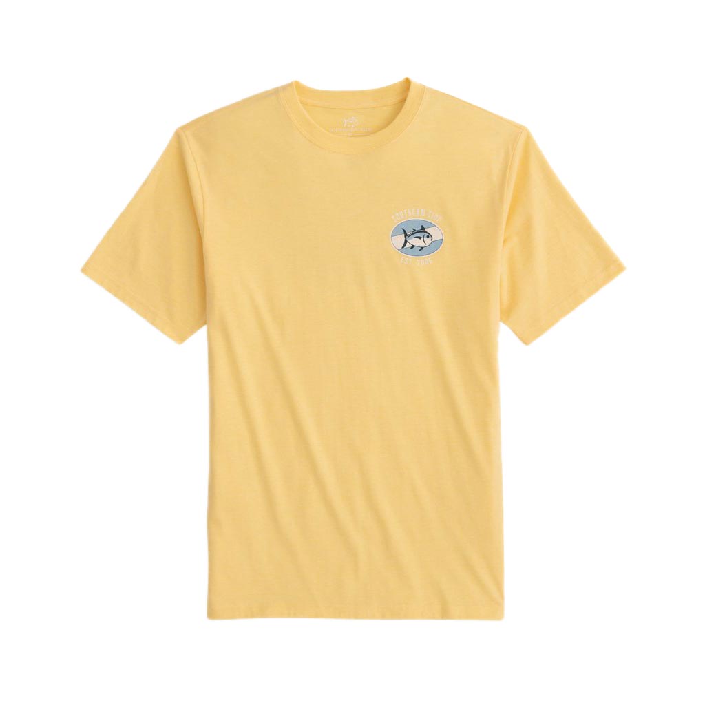 Weathered Label Heathered Tee Shirt by Southern Tide - Country Club Prep