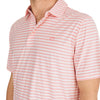 Heathered Driver Striped Brrr Performance Polo by Southern Tide - Country Club Prep