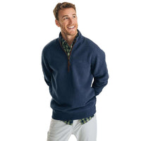 Sundown Quilted Quarter Zip Pullover by Southern Tide - Country Club Prep