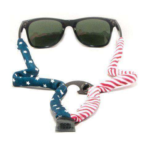 American Flag Bottle Opener Sunglass Straps by Gobi Straps - Country Club Prep